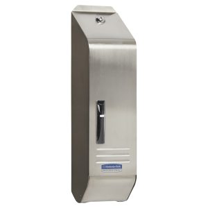 KCP 4405 Single Sheet Toilet Tissue Dispenser, Lockable Stainless Steel, Compatible with 4321 & 4322 Codes
