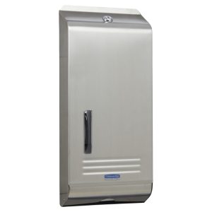 KCP 4970 Compact Hand Towel Dispenser, Lockable Stainless Steel, Compatible with 4440, 5856 & 4444 Codes