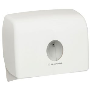 AQUARIUS® 70220 Multifold Hand Towel Dispenser, White Lockable ABS Plastic, Compatible with 1890, 13207& 38002 Codes