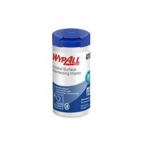 WYPALL® 4101 Alcohol Antibacterial Wipe, 13.5cm x 20.5cm, 65 Wipes/Canister, 12 Canisters/Case